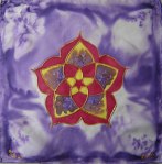 Energiebild Venusblume rot-violett