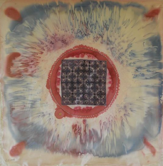 klein_Kornkreis Unendlicher Knoten